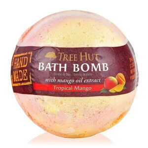 Moisturizing Bath Bomb Tropical Mango, 7.2oz, Ultra Hydrating Bath Bomb for Nou
